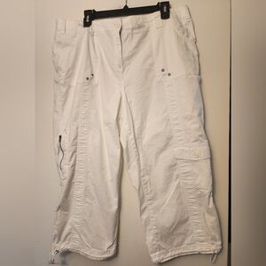 Style & Co. White Cargo Pants
